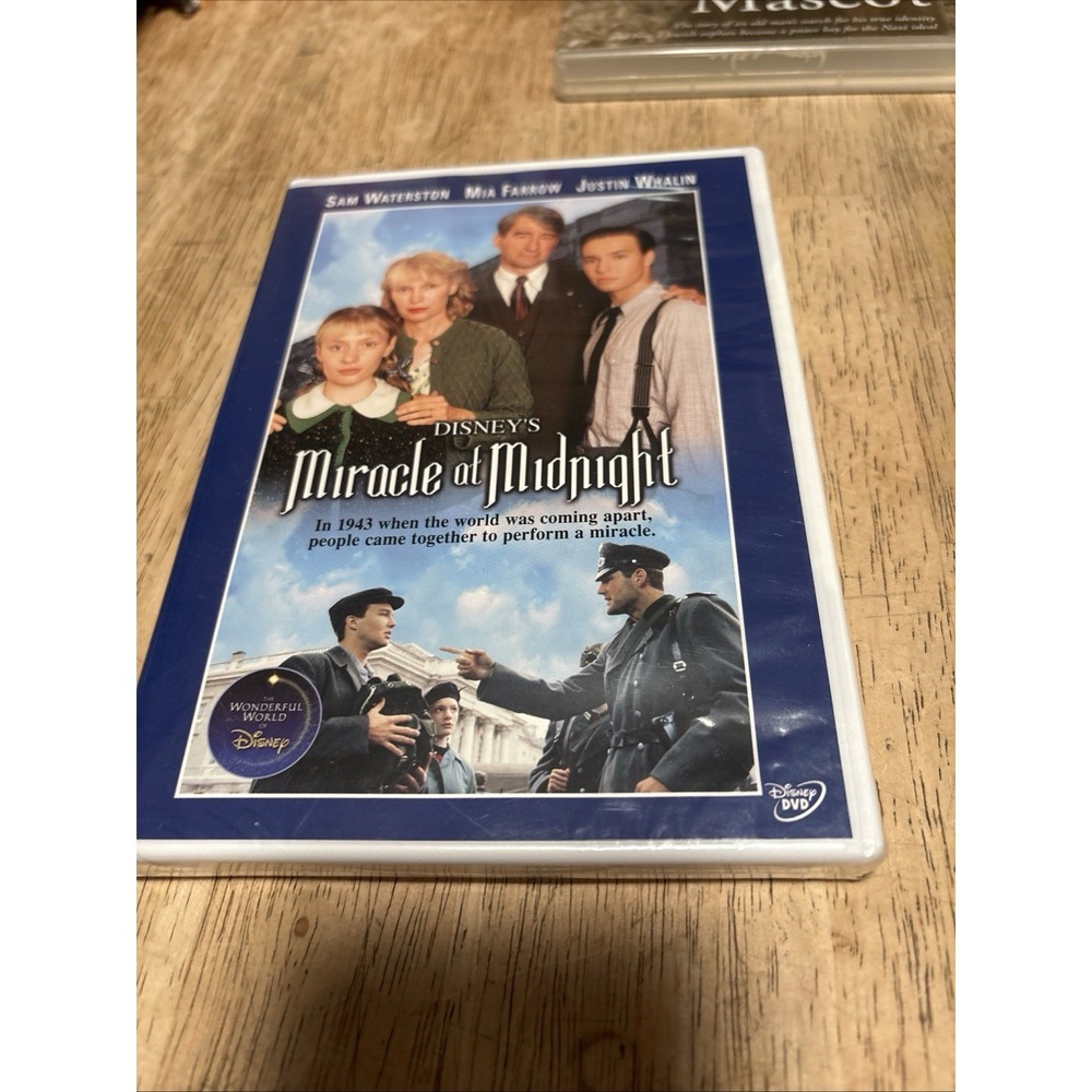 Miracle at Midnight - Sam Waterston, Mia Farrow - 1998 Disney DVD - New